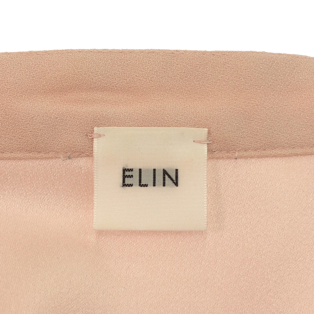 ELIN エリン ピンク 11801ー11-1118 ウエストマーク 半袖ブラウス トップス