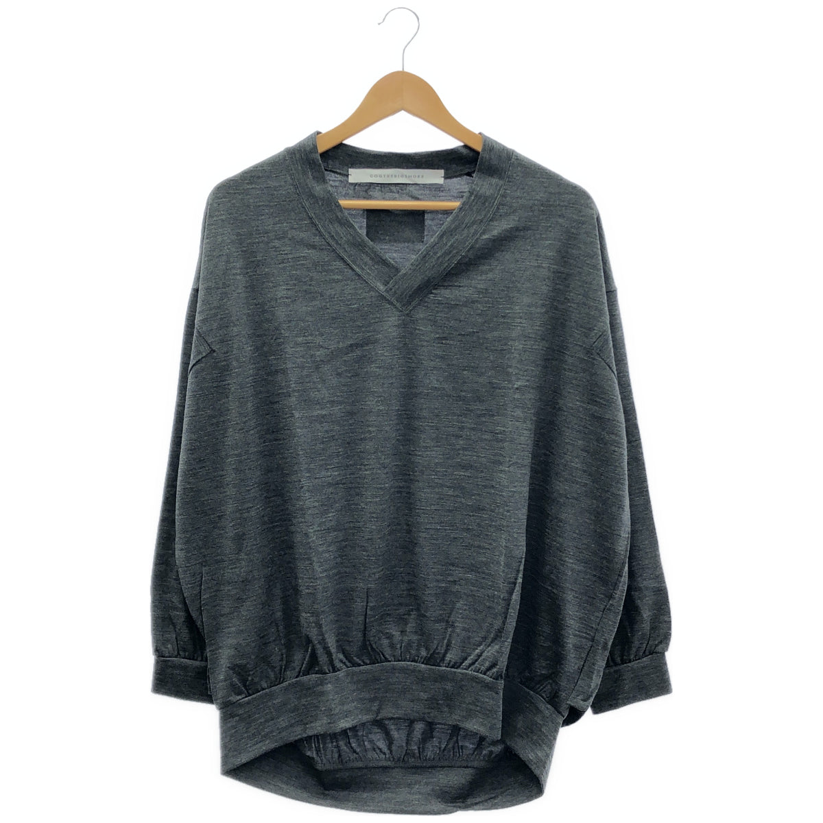 COGTHEBIGSMOKE コグザビッグスモーク グレー 11101-110-1014 JENNY VNECK トップス トップス