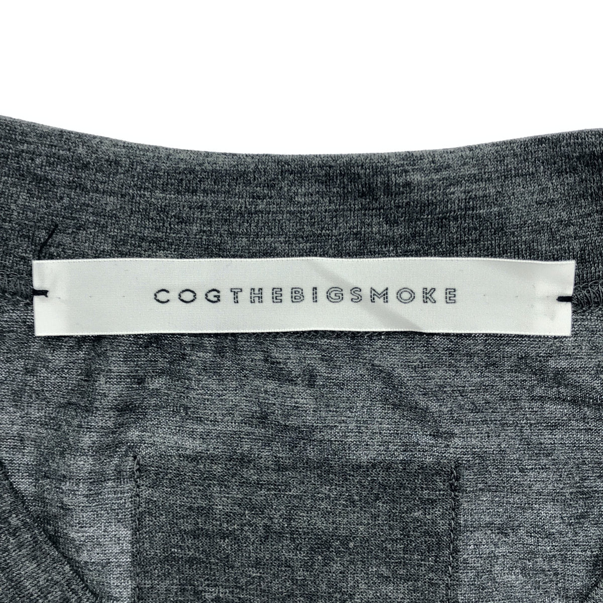COGTHEBIGSMOKE コグザビッグスモーク グレー 11101-110-1014 JENNY VNECK トップス トップス