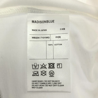 MADISON BLUE マディソンブルー ホワイト MB234ー7101MQ Le MELROSE 50周年記念 NUMBERING TEE トップス