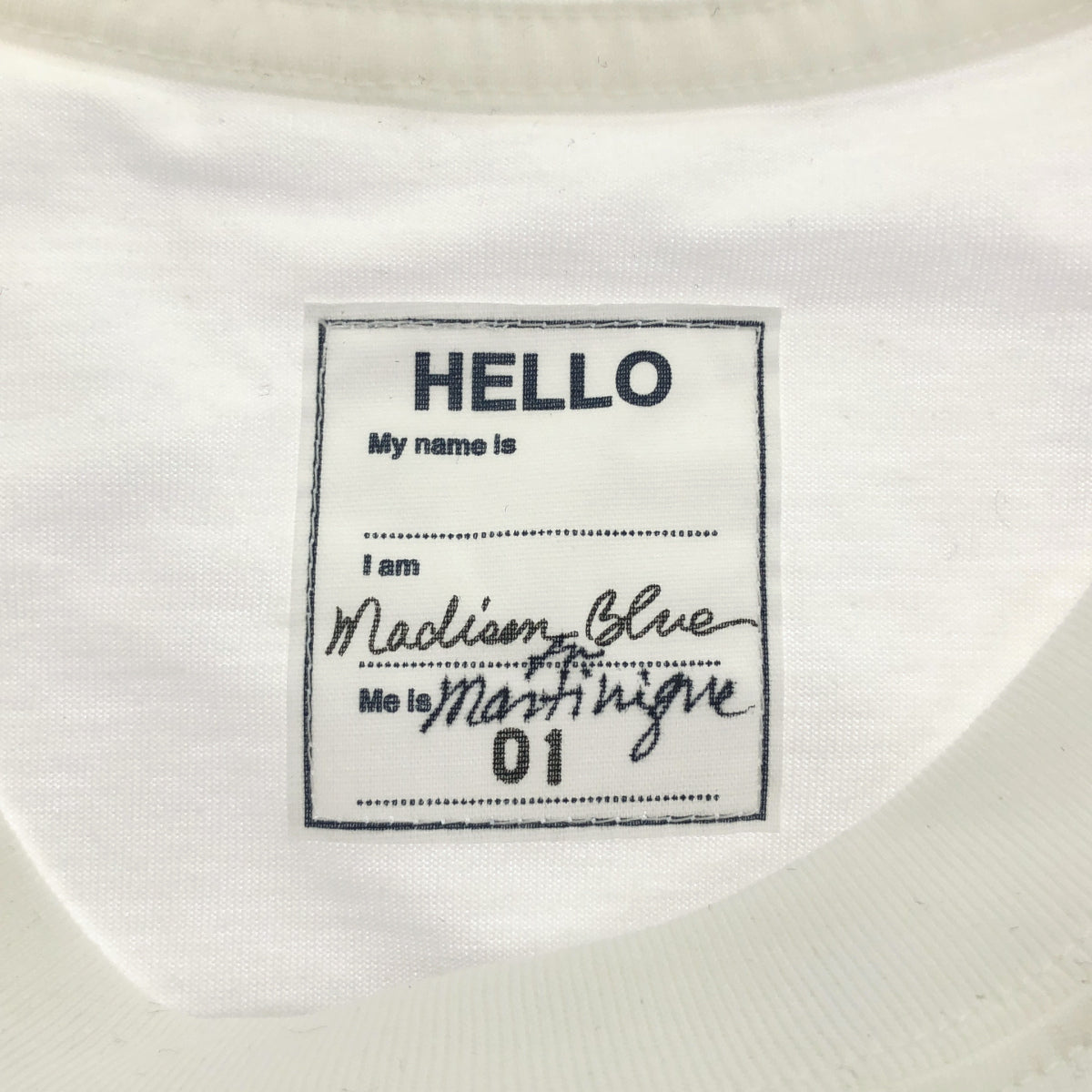 MADISON BLUE マディソンブルー ホワイト MB234ー7101MQ Le MELROSE 50周年記念 NUMBERING TEE トップス