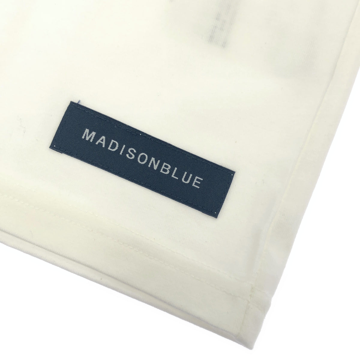 MADISON BLUE マディソンブルー ホワイト MB234ー7101MQ Le MELROSE 50周年記念 NUMBERING TEE トップス