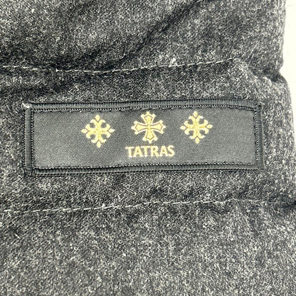 TATRAS タトラス LTA20A4648 グレー SPINOSA ウール ノーカラー ライトダウンジャケット ジャケット