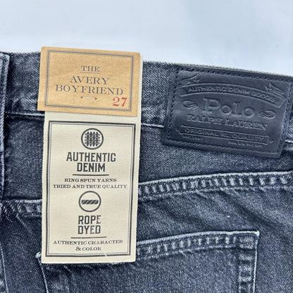 POLObyRalphLauren ポロラルフローレン ブラック パッチワークデニムパンツ ボトムス