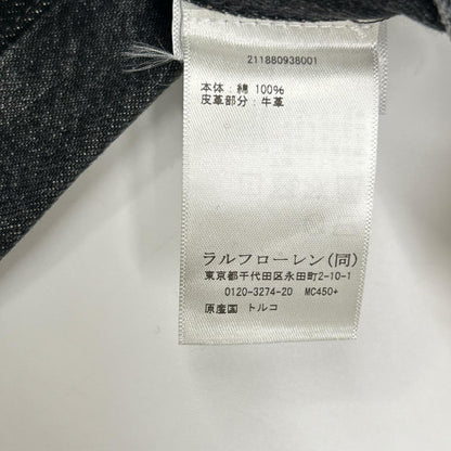 POLObyRalphLauren ポロラルフローレン ブラック パッチワークデニムパンツ ボトムス