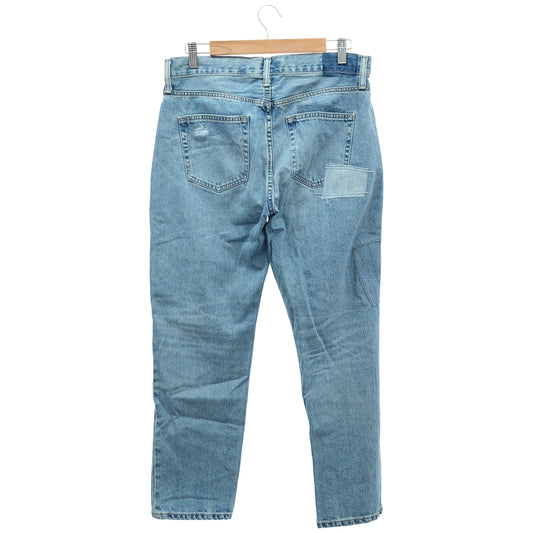 POLObyRalphLauren ポロラルフローレン ブルー パッチワークデニムパンツ ボトムス