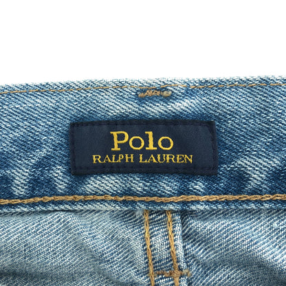 POLObyRalphLauren ポロラルフローレン ブルー パッチワークデニムパンツ ボトムス