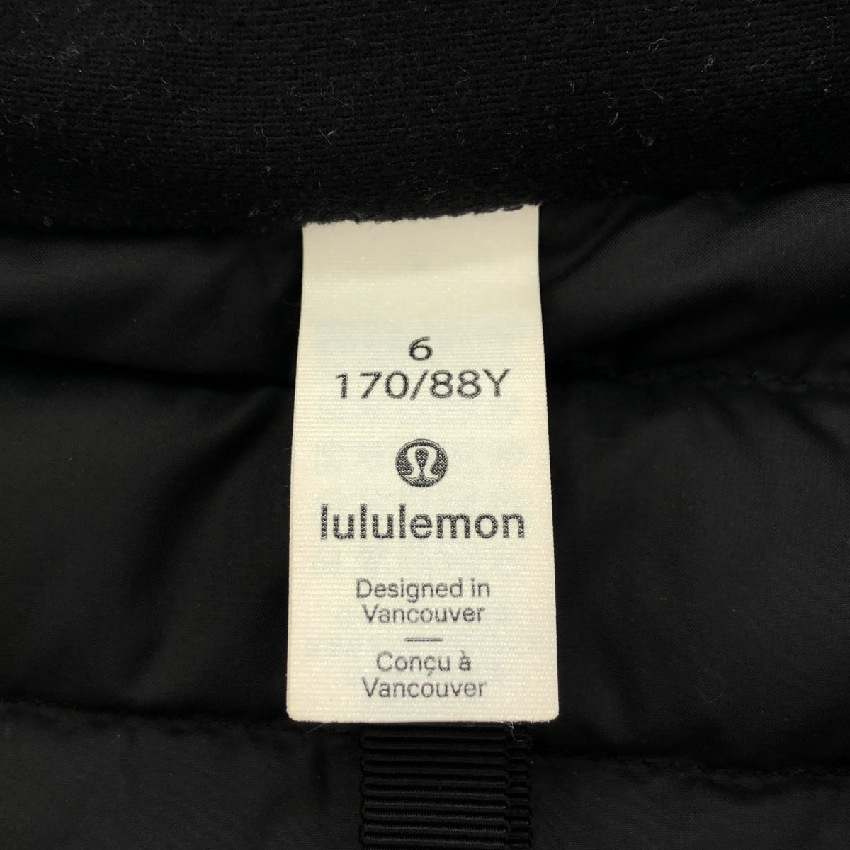 lululemon ルルレモン ブラック ライトダウンジャケット トップス