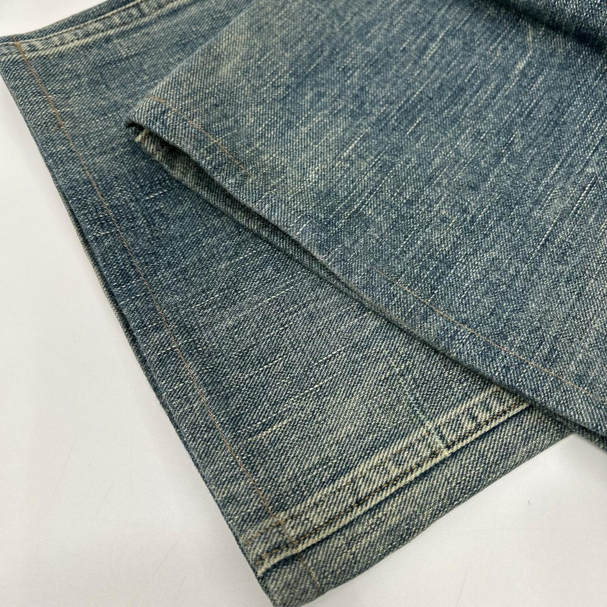 SUGARHILL シュガーヒル 2411300405 ブルー FadedPainterDoubleKneeTrousers デニムパンツ ボトムス