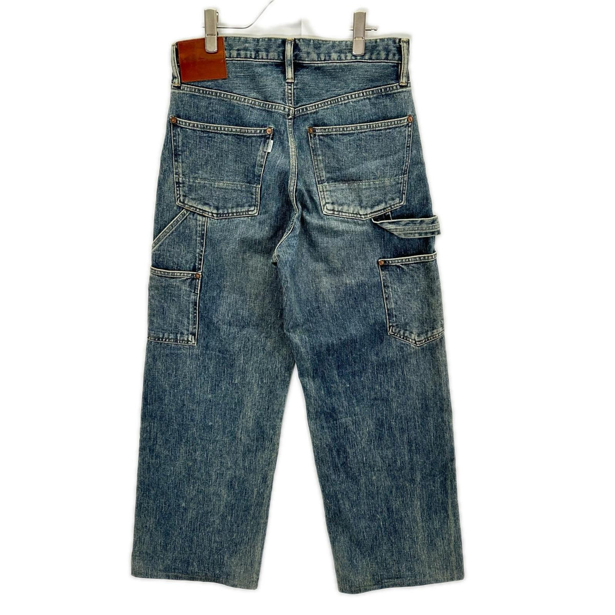 SUGARHILL シュガーヒル 2411300405 ブルー FadedPainterDoubleKneeTrousers デニムパンツ ボトムス