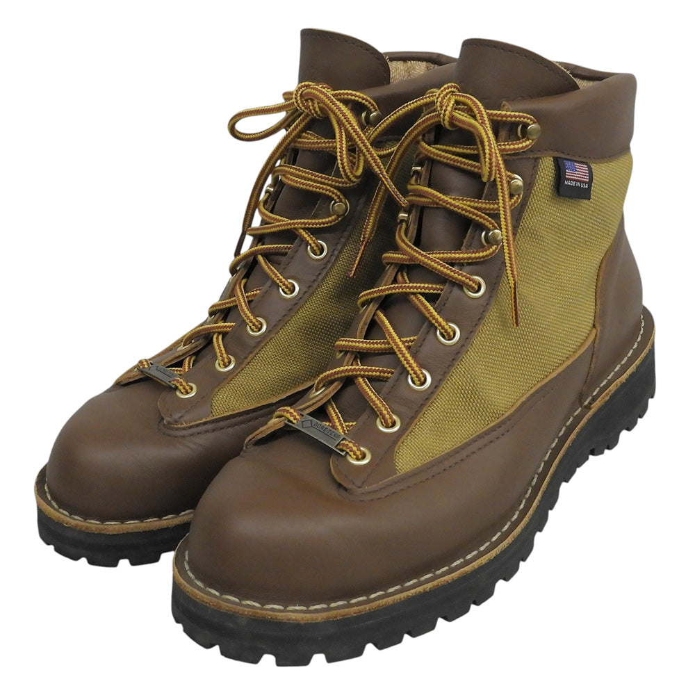 Danner ダナー ダナーライト ブーツ シューズ メンズ カーキ×ブラウン 9 30440 シューズ