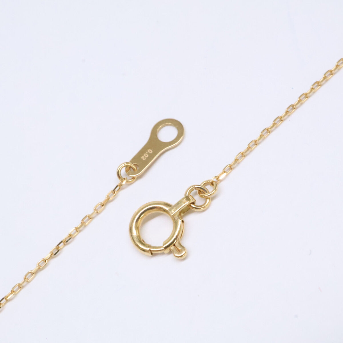 ete エテ K18 0.02 レイヤード ダイヤモンド ネックレス