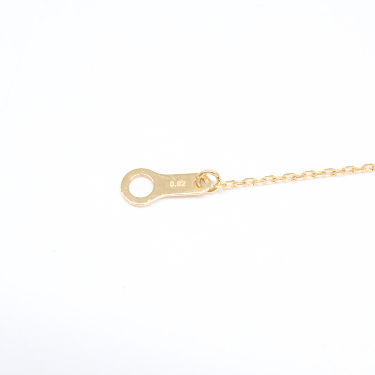 ete エテ K18 0.02 レイヤード ダイヤモンド ネックレス