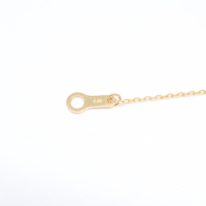 ete エテ K18 0.02 レイヤード ダイヤモンド ネックレス