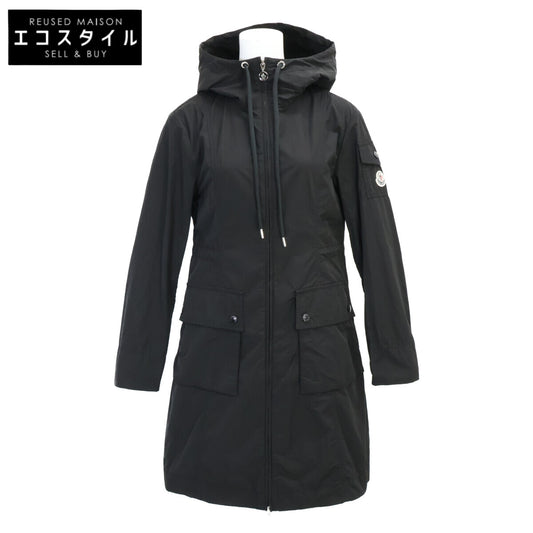 MONCLER モンクレール 【美品/23年製】LAERTE ナイロン フーディ ロング コート