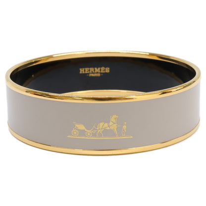 HERMES エルメス エマイユGM 馬車 エナメル バングル