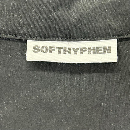 SOFTHYPHEN ソフトハイフン ブラック ワイドシルエット ジャケット ジャケット