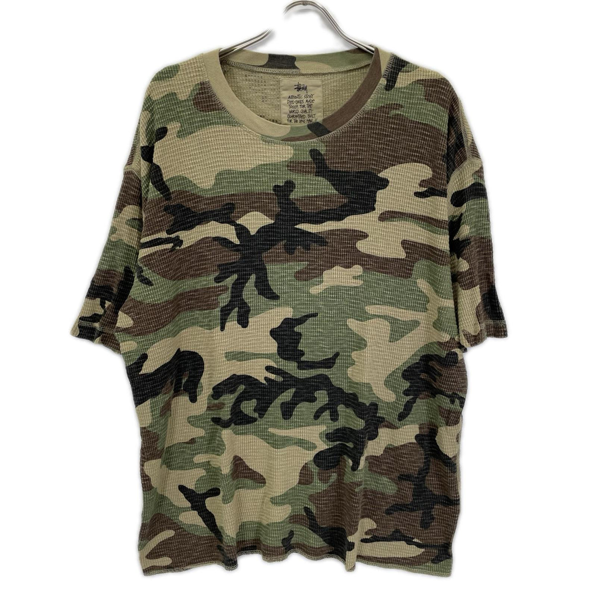 stussy ステューシー カモフラ ピグメントダイ サーマル Tシャツ トップス