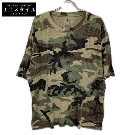 stussy ステューシー カモフラ ピグメントダイ サーマル Tシャツ トップス