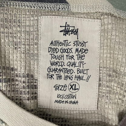 stussy ステューシー カモフラ ピグメントダイ サーマル Tシャツ トップス