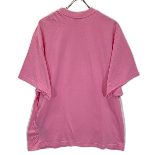 BALENCIAGA バレンシアガ 21年製 681314 ピンク ライトストーン Tシャツ トップス