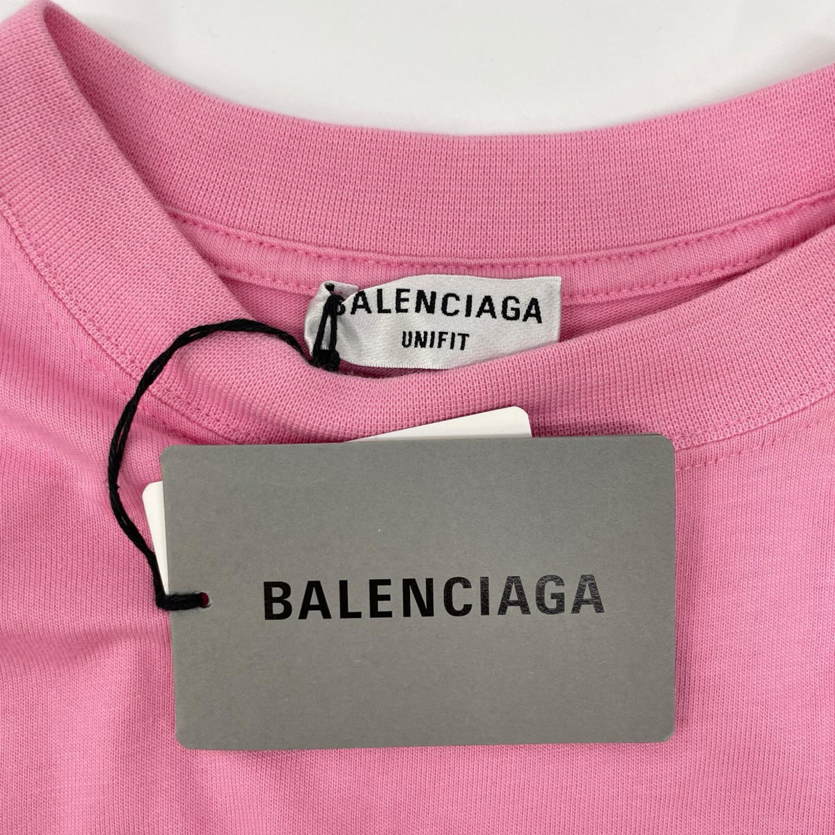 BALENCIAGA バレンシアガ 21年製 681314 ピンク ライトストーン Tシャツ トップス