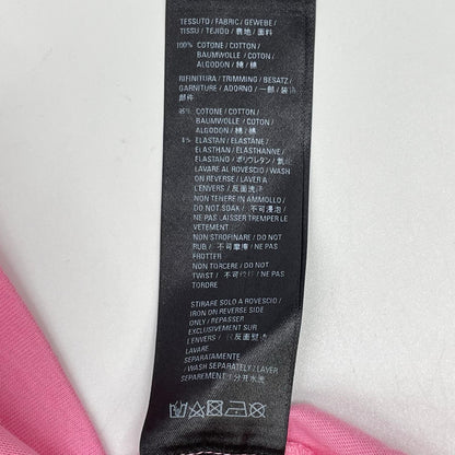 BALENCIAGA バレンシアガ 21年製 681314 ピンク ライトストーン Tシャツ トップス