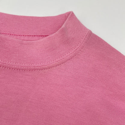 BALENCIAGA バレンシアガ 21年製 681314 ピンク ライトストーン Tシャツ トップス
