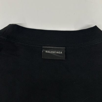 BALENCIAGA バレンシアガ 22年製 726092 インサイドアウト レースドッキングTシャツ ワンピース