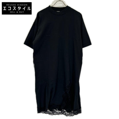 BALENCIAGA バレンシアガ 22年製 726092 インサイドアウト レースドッキングTシャツ ワンピース