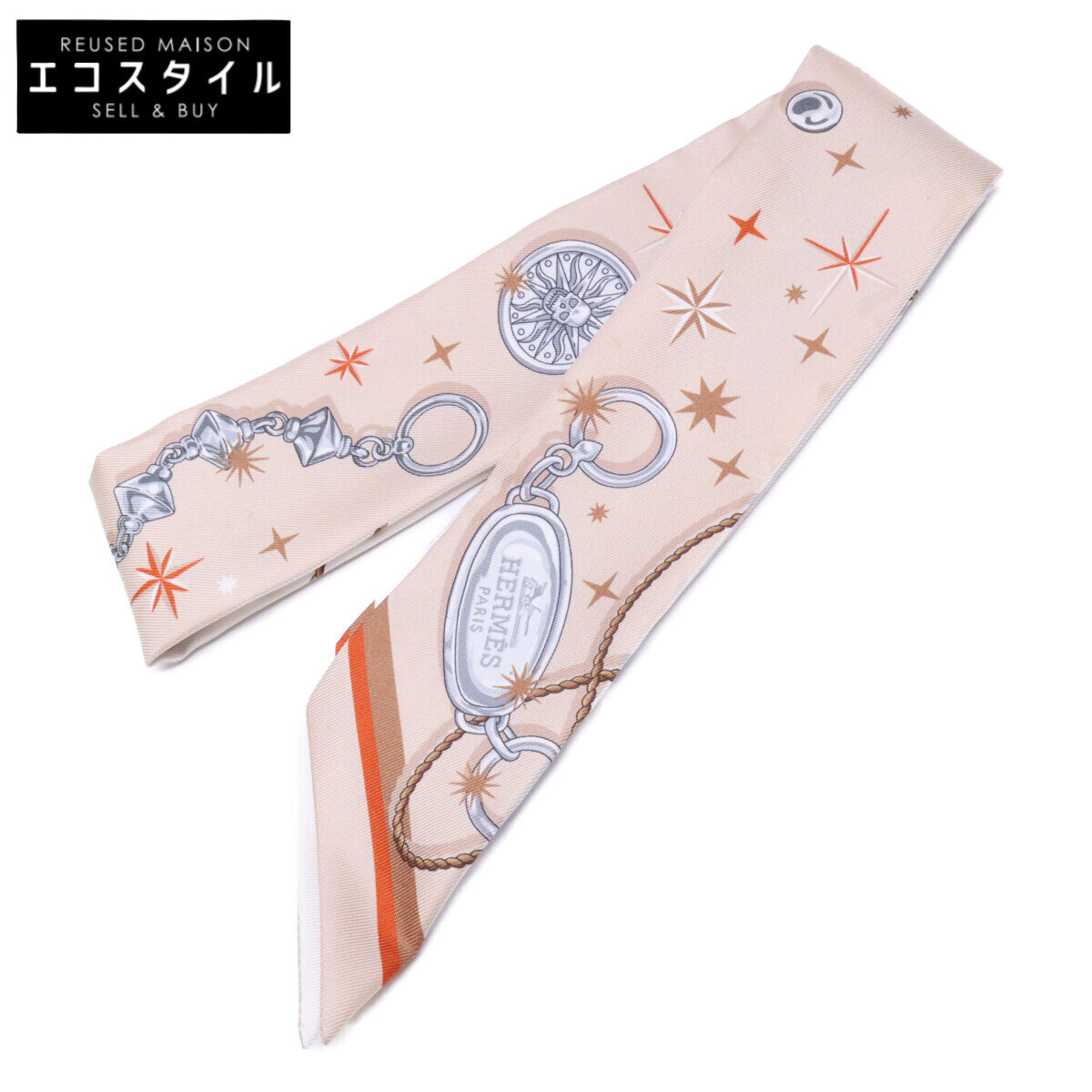 HERMES エルメス 【新品同様】セ・ラ・フェット シルク ツイリー スカーフ