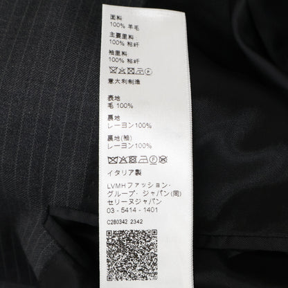 CELINE セリーヌ 【美品/国内正規】2V20J490X/2P085490X ストライプ ウール 2Bシングル スーツ セットアップ