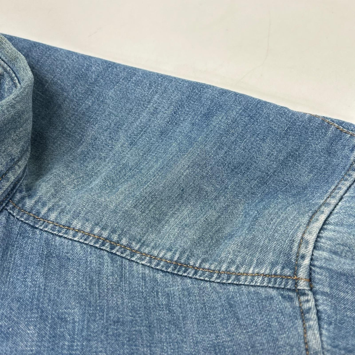 CELINE セリーヌ 20FB1208I エディ期 ブルー デニムシャツ トップス