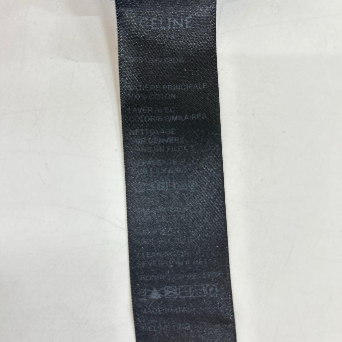 CELINE セリーヌ 20FB1208I エディ期 ブルー デニムシャツ トップス
