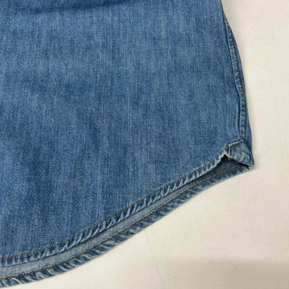 CELINE セリーヌ 20FB1208I エディ期 ブルー デニムシャツ トップス