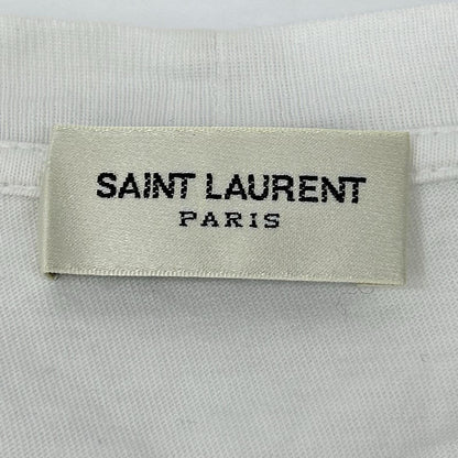 SAINT LAURENT PARIS サンローランパリ 15SS 378983 ホワイト ブラッドラスタープリント 半袖Tシャツ トップス