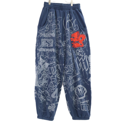 MOWALOLA モワローラ 【美品】Grafitti Track Top&Pants グラフィック ジップアップパーカー/パンツ セットアップ スーツ セットアップ