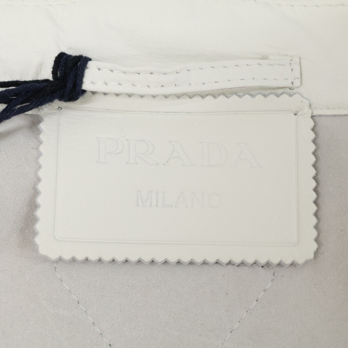PRADA プラダ 【新品同様/国内正規/23年製】UPW492 ジップアップ レザー ブルゾン ジャケット