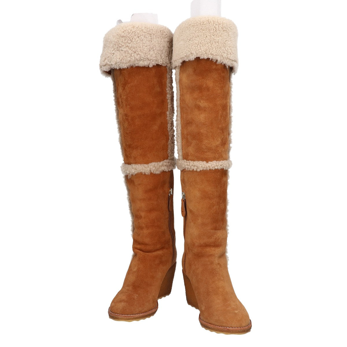 Tory Burch トリーバーチ 7943103992 CASSIUS 75MM TALL WEDGE OVER THE KNEE BOOT ウェッジ ニーハイ ムートンブーツ シューズ