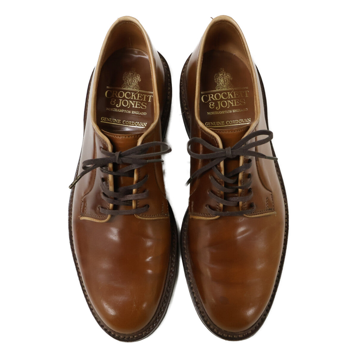 Crockett&Jones クロケット＆ジョーンズ 20167B LANARK4 378ラスト コードバン プレーントゥ シューズ シューズ