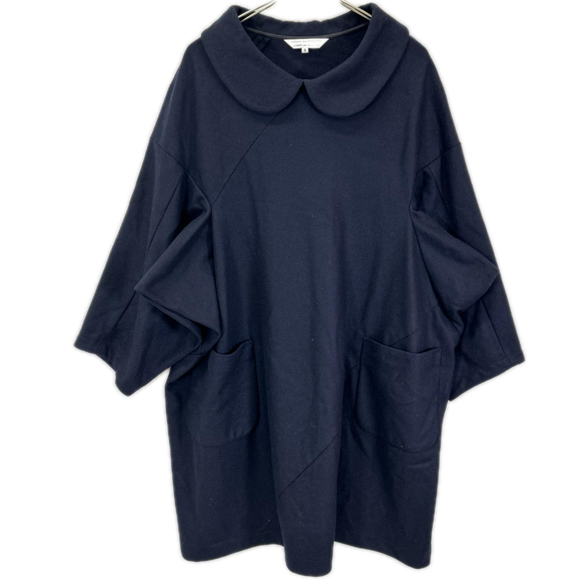 COMMEdesGARCONS コムデギャルソン RL-O007 ネイビー 丸襟 ワンピース ワンピース