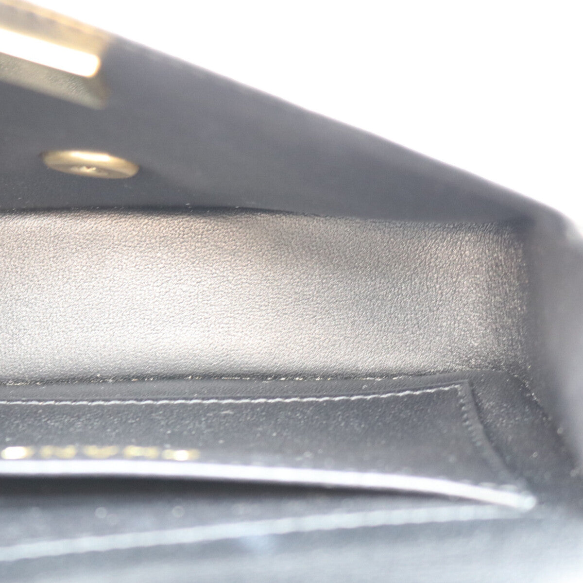 CHANEL シャネル AS4385 黒 ラム G金具 ミニマトラッセ18 パール付きチェーンショルダーバッグ ショルダーバッグ