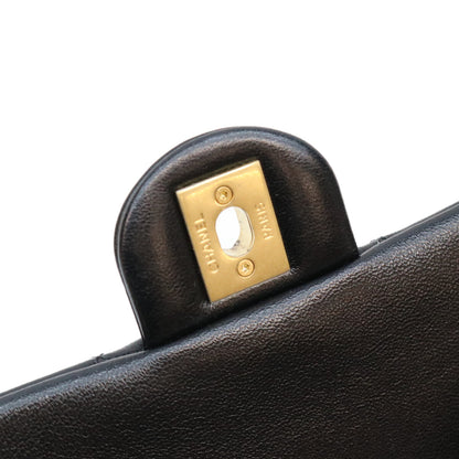 CHANEL シャネル AS4385 黒 ラム G金具 ミニマトラッセ18 パール付きチェーンショルダーバッグ ショルダーバッグ