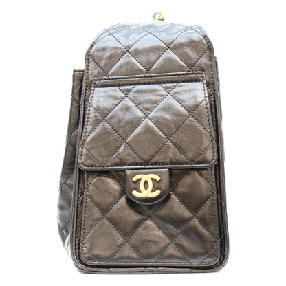 CHANEL シャネル AS5293 黒 シャイニーカーフ G金具 シャネル25スモール ショルダーバッグ ショルダーバッグ