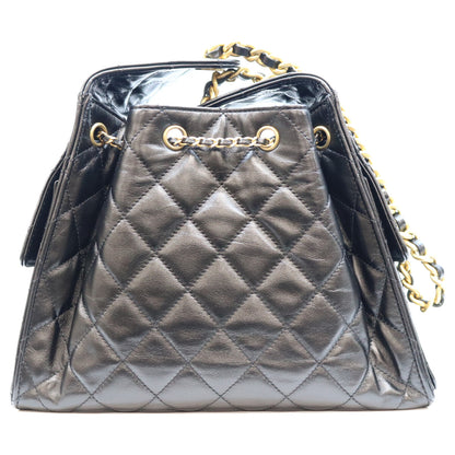 CHANEL シャネル AS5293 黒 シャイニーカーフ G金具 シャネル25スモール ショルダーバッグ ショルダーバッグ
