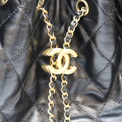 CHANEL シャネル AS5293 黒 シャイニーカーフ G金具 シャネル25スモール ショルダーバッグ ショルダーバッグ