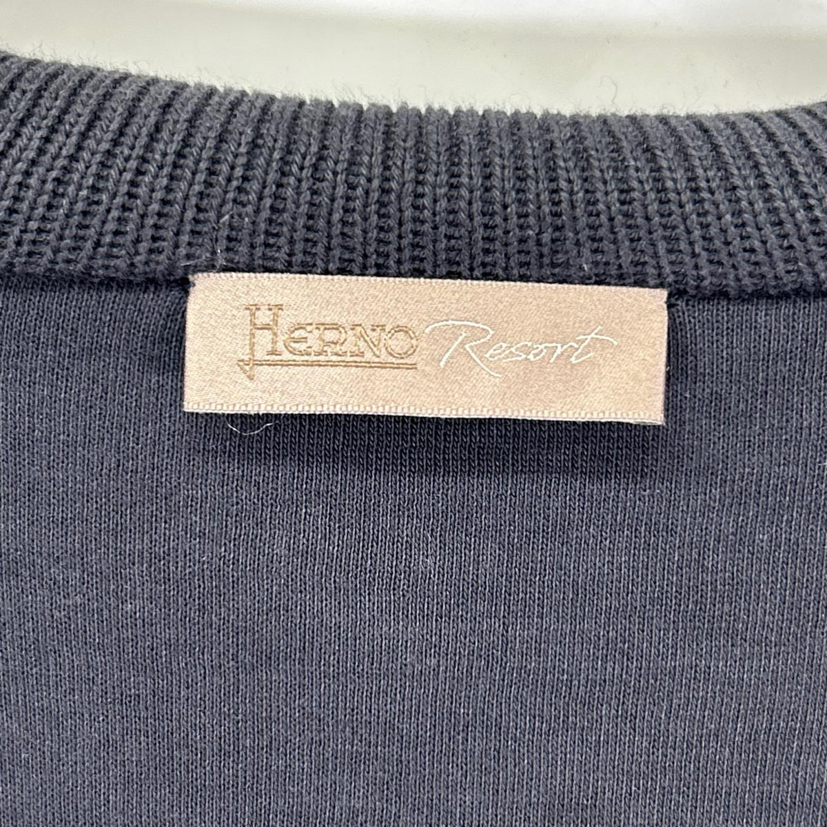 HERNO ヘルノ 24AW JC00021UR リゾート フーデッドブルゾン リブジャージーニット×ナイロン ハイブリッド ジャケット