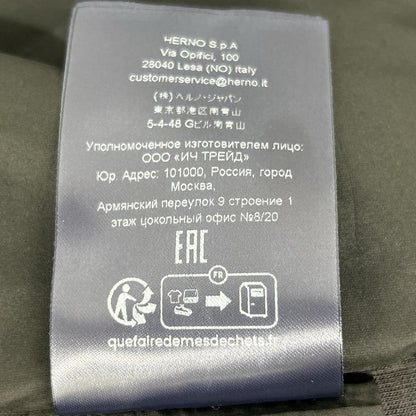 HERNO ヘルノ 24AW JC00021UR リゾート フーデッドブルゾン リブジャージーニット×ナイロン ハイブリッド ジャケット