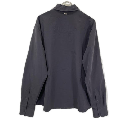 HERNO ヘルノ グレー 超軽量ストレッチシアサッカー シャツアウター トップス