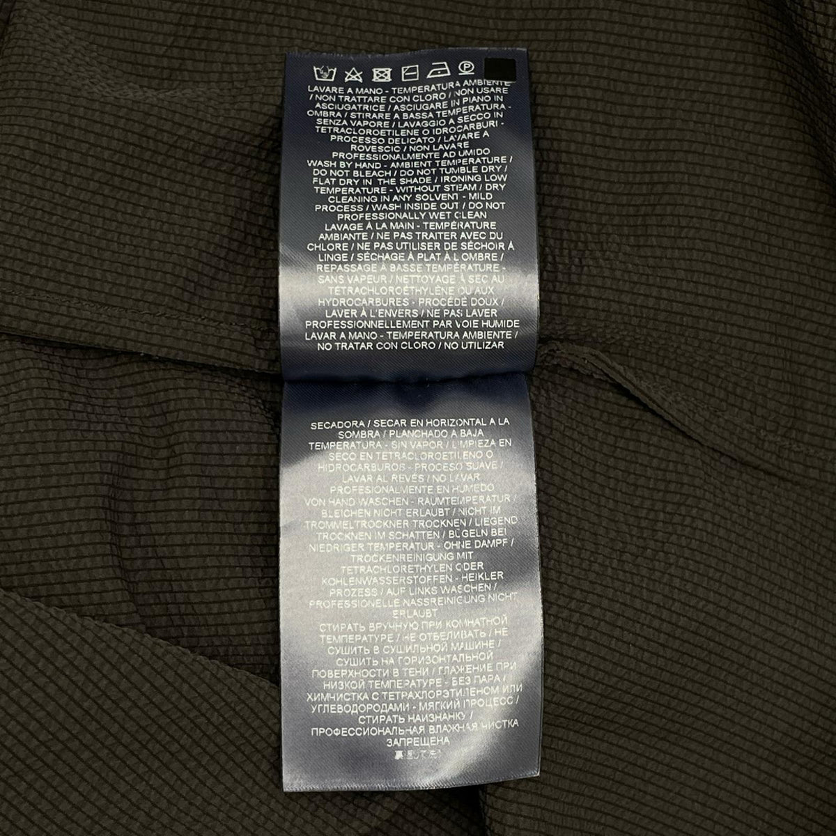 HERNO ヘルノ グレー 超軽量ストレッチシアサッカー シャツアウター トップス